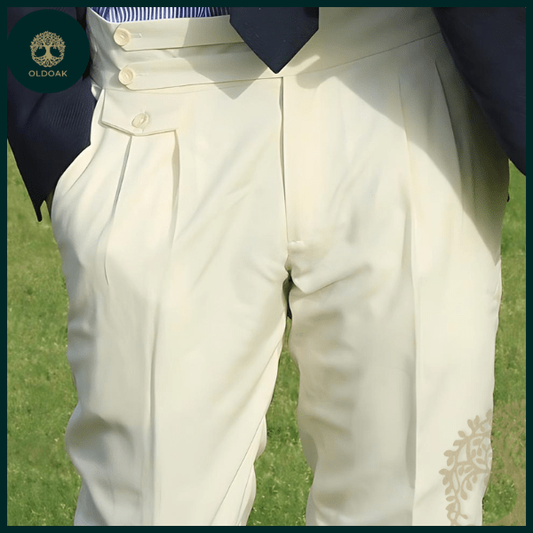 Palazzo Panache: Italian Vintage White Linen Pants